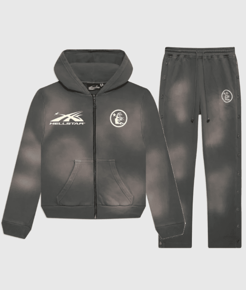 Hellstar Sports Tracksuit Grey - Image 1