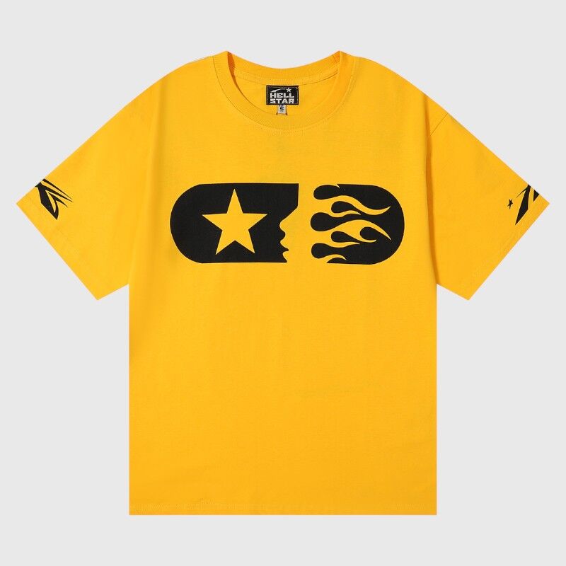 Hellstar Marathon T-Shirt Yellow - Image 1