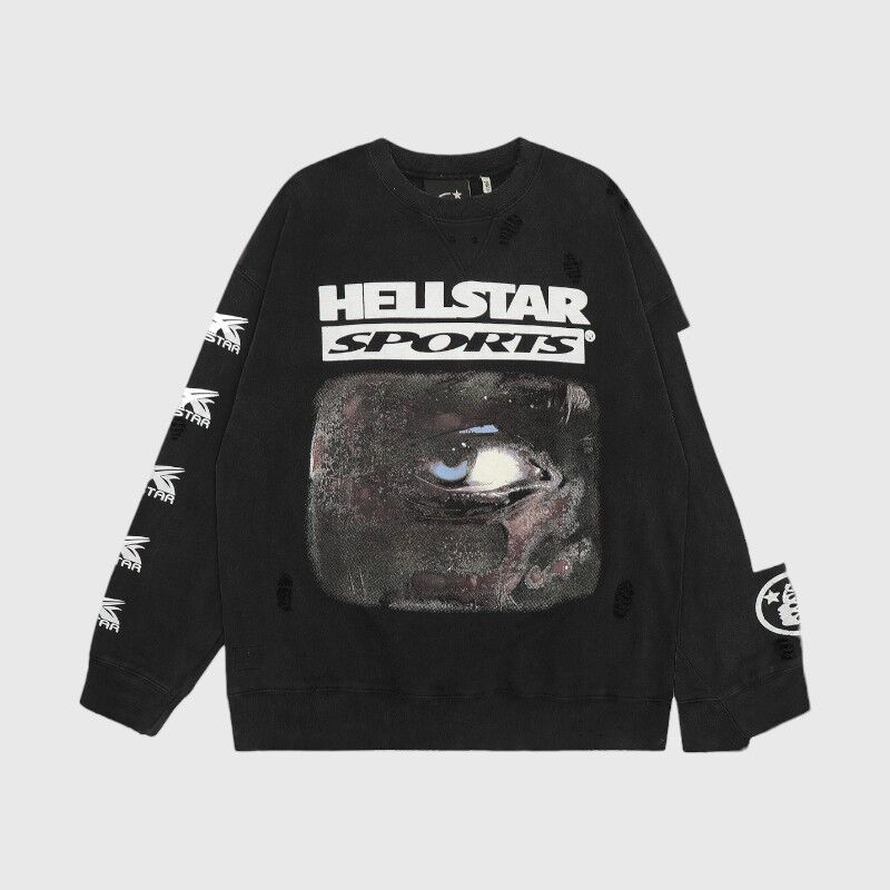 Hellstar Sports 96' Crewneck black - Image 1